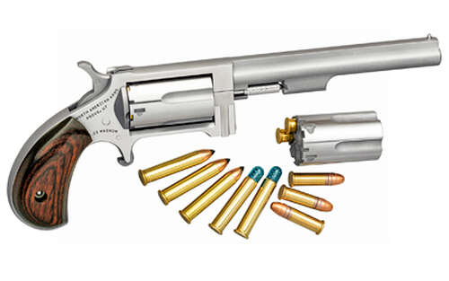 Handguns North American Arms Sidewinder 22WMR NAA SIDEWINDER 22LR/22WMR 4" 5RD STS • Model: Sidewinder